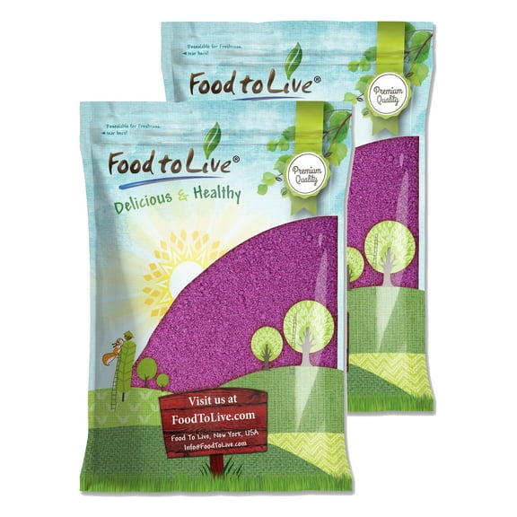 Purple Sweet Potato Powder, 20 Pounds  Raw, Vegan  by Food to Live