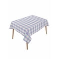 thumbnail image 1 of Purple Table Cloth, Grid Checkered Plaid Gingham Lattice Trellis Waterproof Tablecloth for Rectangle Tables, Reusable Washable Fabric Table Cover for Restaurant Kitchen Dining Tables 60"x84", 1 of 6