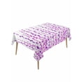 thumbnail image 1 of Purple Table Cloth, Waterproof Tablecloth for Rectangle Tables, Polka Dots Watercolor Abstract Art Reusable Washable Fabric Table Cover for Restaurant Kitchen Dining Tables 54"x108", 1 of 9