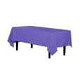 thumbnail image 1 of Purple Table Cover - Plastic - Disposable - 54 X 108in. Rectangle (fdp90019), 1 of 1