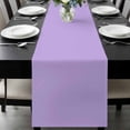 thumbnail image 1 of Purple Table Runner 60 Inches Long, Modern Pure Lavender Purple Kitchen Coffee Dining Table Decoration for Home Party Birthday Wedding Home Decor 13x60 Inches, 1 of 8