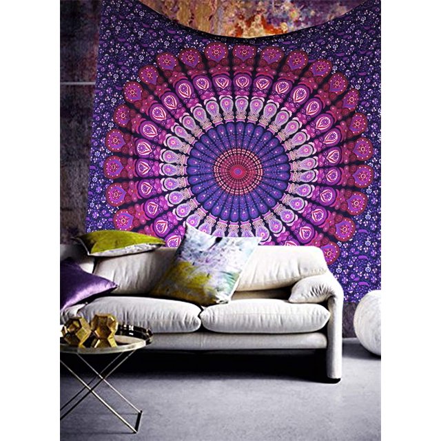 Purple Tapestry Best Mandala Wall Hanging Bedding Tapestry For