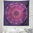 thumbnail image 1 of Purple Tapestry, Colorful Circle Regarding the Position of Celestial Bodies Place of Birth Theme Design, Fabric Wall Hanging Decor for Bedroom Living Room Dorm, 5 Sizes, Purple, by Ambesonne, 1 of 1