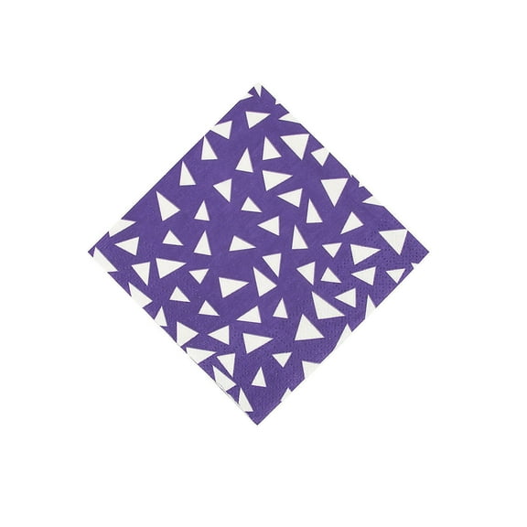 Purple Terrazzo Bev Nap - Party Supplies - 16 Pieces