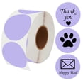 thumbnail image 1 of Purple Thermal Stickers 2inch Directly Print Labels Solid Color Coding Stickers 500Pcs, 1 of 5