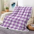 thumbnail image 1 of Purple Throw Blanket, Soft Cozy Microfiber Flannel Throw Blanket for Couch Bed Sofa, Warm Lightweight Blankets Home Decor for All Seasons 50x60 Inches, 1 of 5