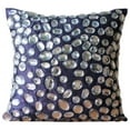 thumbnail image 1 of Purple Throw Pillow Cover Couch, Rhinestones Crystals Throw Pillow Cover, 14x14 inch (35x35 cm) Throw Pillow Cover, Square Silk Pillow Cover, Polka Dot, Modern - Diamante Sparkle, 1 of 6