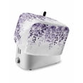 thumbnail image 1 of Purple Toaster Cover 4 Slice, Large Kitchen Appliance Covers, Eucalyptus Leaves Toaster Oven Cover with Loop, Bread Machine Cover Polyester Dust Cover Protection, 1 of 4
