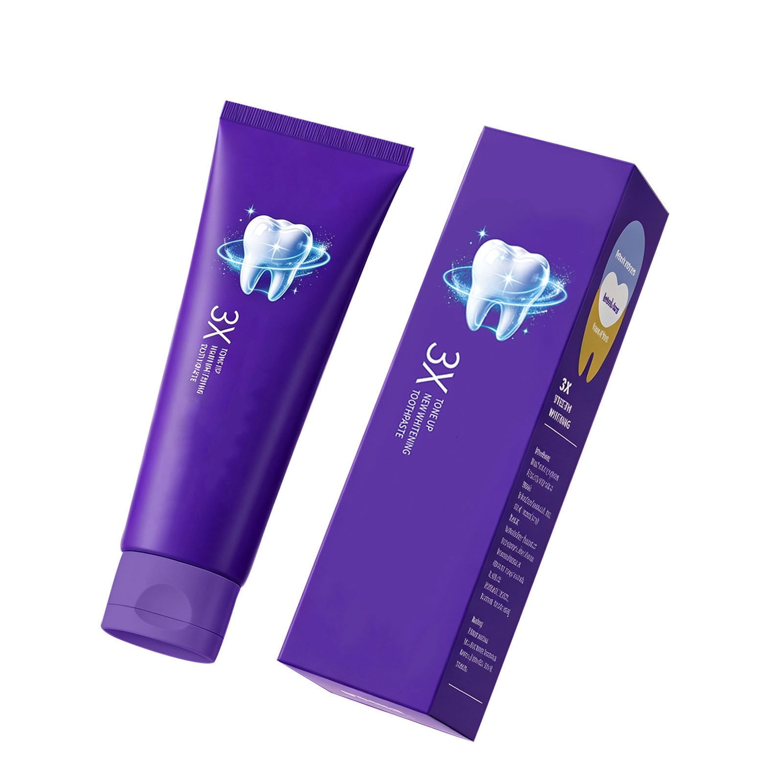 Toothpaste Tube Color Purple Toothpaste, Color-Correcting Style for Routine Tooth Cleaning ...