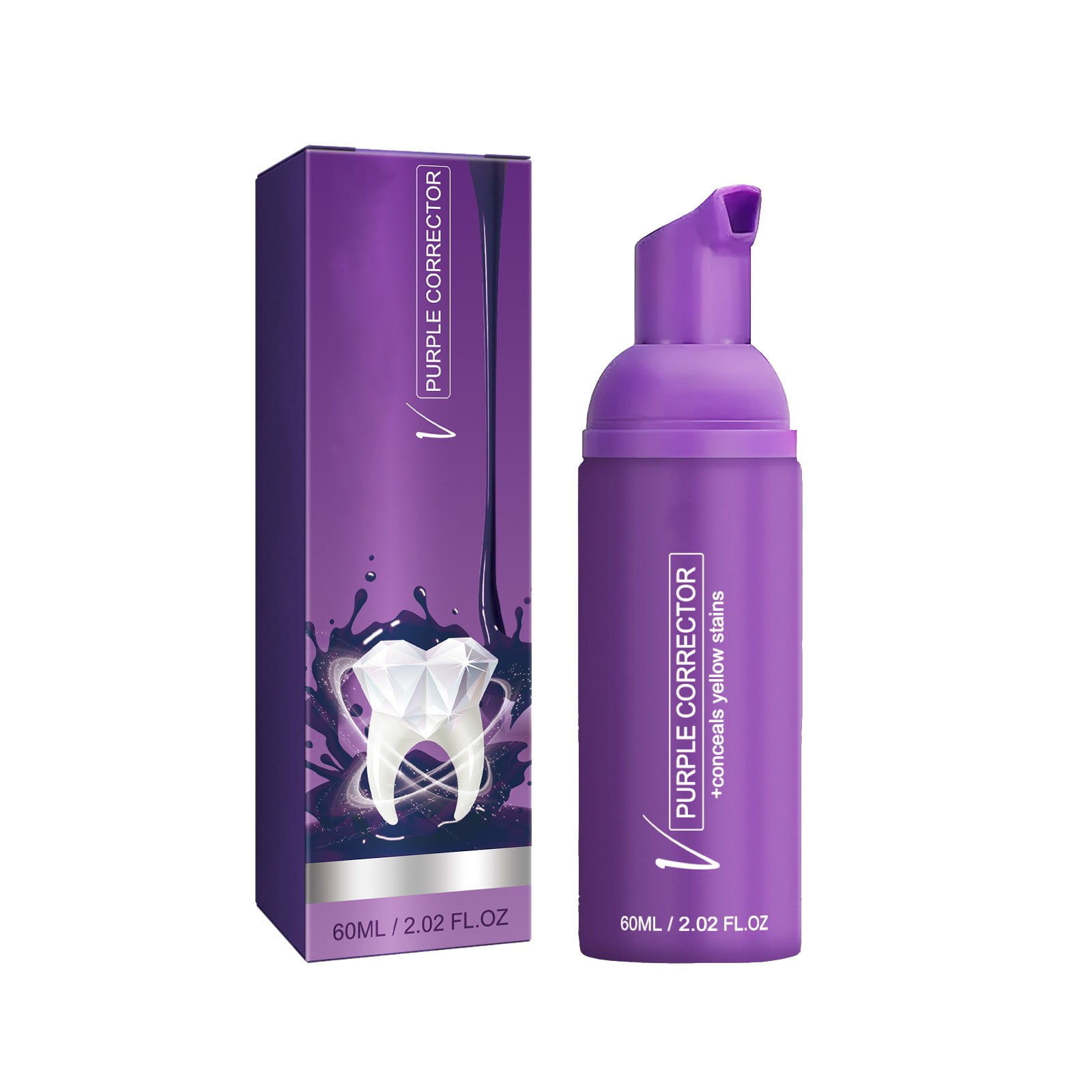 Purple Toothpaste For Brighter And Fresh Breath 100g Natural Mint