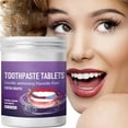 thumbnail image 1 of Purple Toothpaste Tablets For Teeth Color Correction 30pcs Grapes Mint Flavor, 1 of 8