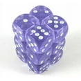 thumbnail image 1 of Purple Transparent Dice with Glow in the Dark Pips D6 16mm (5/8in) Pack of 12 Koplow Games, 1 of 1