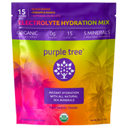 Purple Tree Organic Electrolyte Hydration Packets - Variety Flavors, 15 Hydrating Liquid Sticks