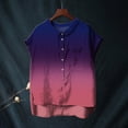 thumbnail image 1 of Purple Tshirts for Women Cute Tops for Women Collar Non Sleeve Linen Shirts Plus Size Floral Blouses Casual Summer Clothes Summer Tops, 1 of 4