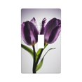 thumbnail image 1 of Purple Tulip (4) (2) Switch Cover Decorative Wall Plate, 1 of 5