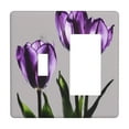 thumbnail image 1 of Purple Tulip (6) Switch Cover Decorative Wall Plate, 1 of 5