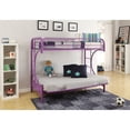 thumbnail image 1 of Purple Twin Over Full Futon Bunk Bed, 1 of 5