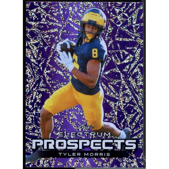 Purple Tyler Morris Card 2024 Leaf Electrum Prospects #314