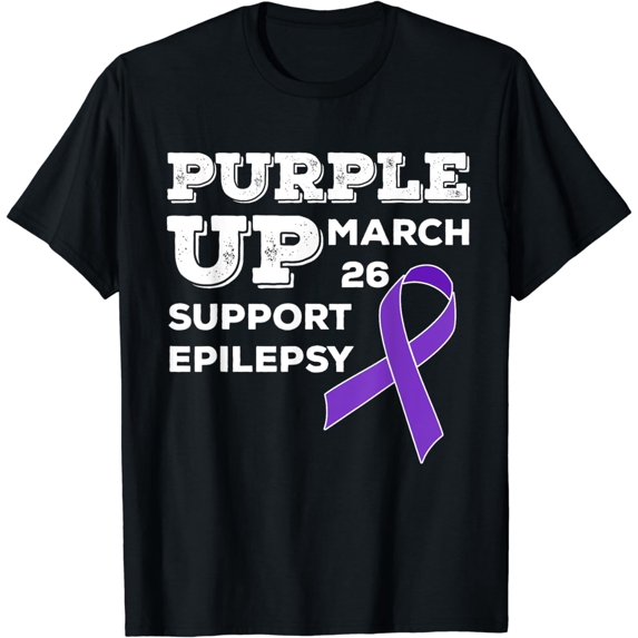 Purple UP March 26 Support Epilepsy Awareness Day T-shirt