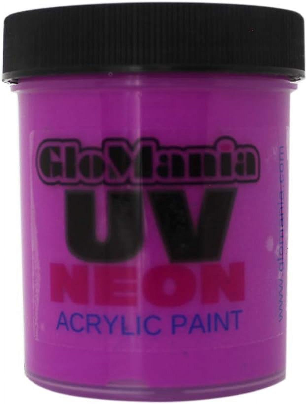 Purple UV Black Light 8Oz, Neon, Rave, Fluorescent, Paint
