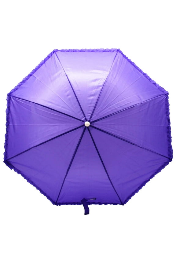 Purple Umbrella with Ruffle (Each)