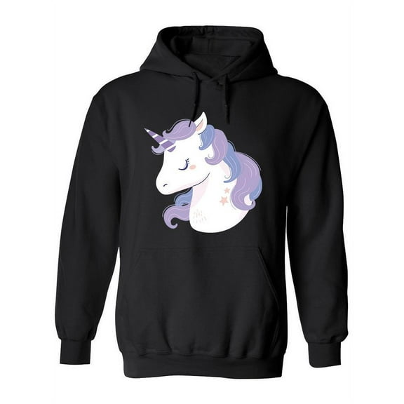 Purple Unicorn Hoodie Women -SPIdeals Designs, Female x-Large