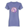 thumbnail image 1 of Purple Unicorn In Fantasy Style Shaped T-Shirt Women -Image by Shutterstock, Female Large, 1 of 2