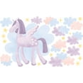 thumbnail image 1 of Purple Unicorn in Clouds - Fabric Wall Art Decals for Children's Rooms, 1 of 4