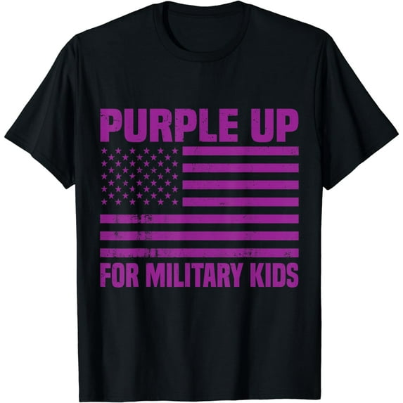 Purple Up For Military Kids Military Child Month T-Shirt