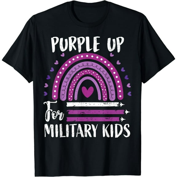Purple Up For Military Kids Military Child Month T-Shirt