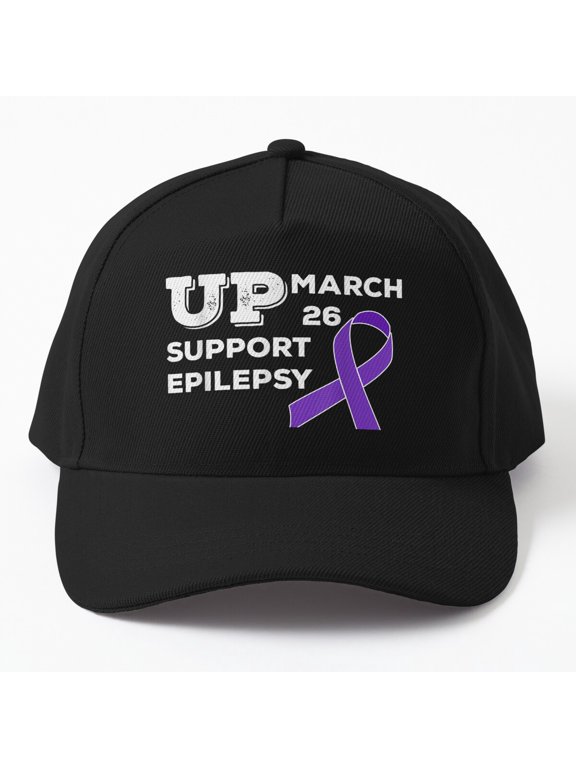 Purple Up March 26 Baseball Hat, Epilepsy Awareness Day Support Design, Classic Cap