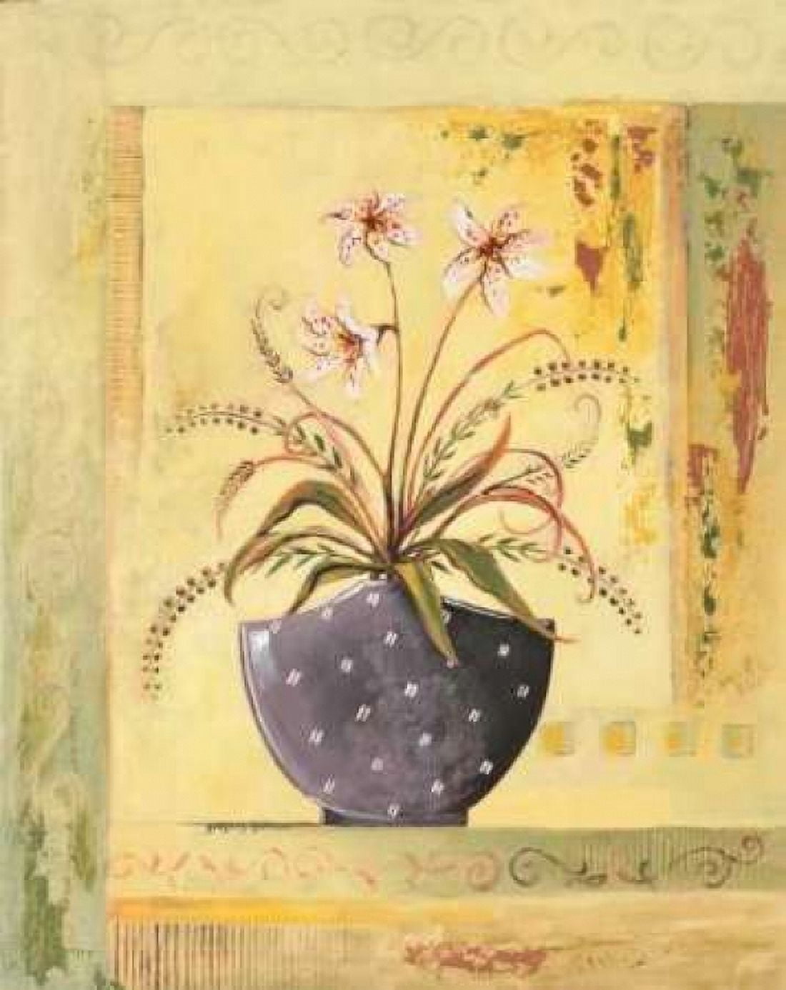 Purple Vase Canvas Art - Gregory Gorham (24 x 30)
