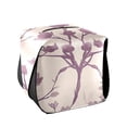 thumbnail image 1 of Purple Vines Tissue Box Cover Leather Square Rectangle Tissue Box Holder for Bathroom Living Room Desk Office Decor, 1 of 7