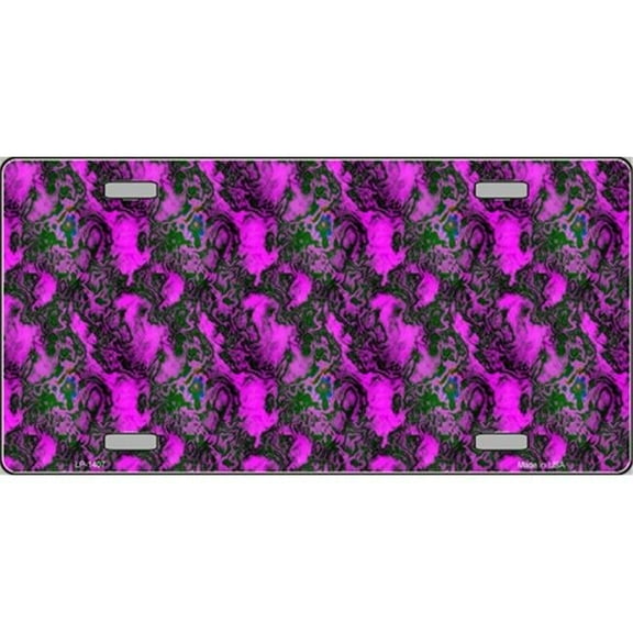 Purple Vortex Flat Automotive License Plates Blanks for Customizing - Purple - 6 x 12