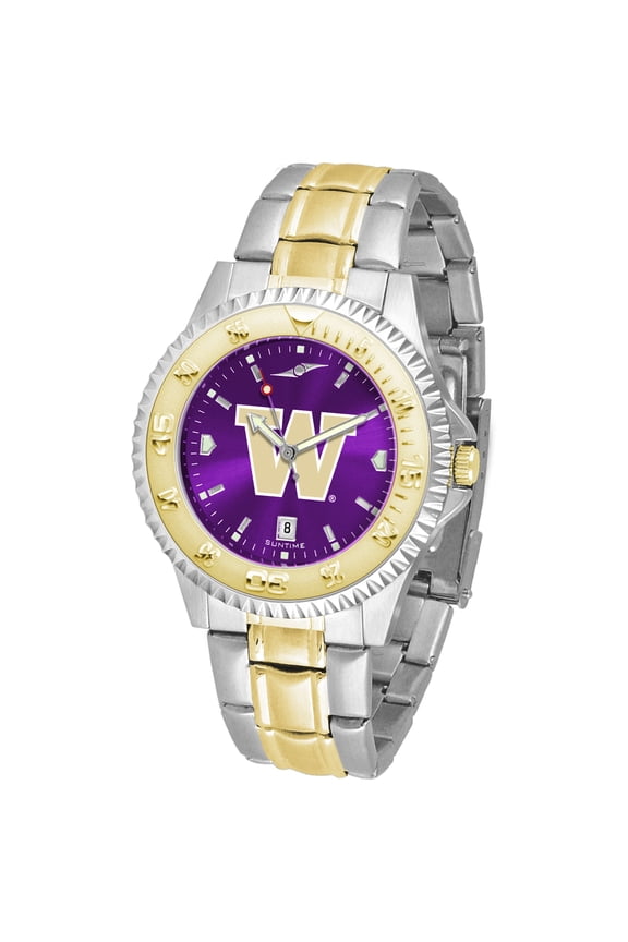 Purple Washington Huskies Competitor Two-Tone AnoChrome Watch