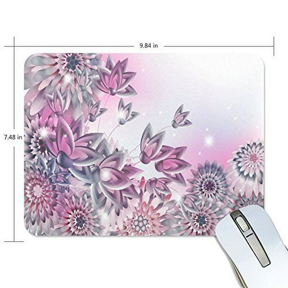 Purple Watercolor To Spend Mouse pads Gaming Mouse Pad 9.84x7.87 inches