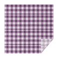 thumbnail image 1 of Purple and White Checkered Pattern Square Tablecloth, Waterproof Wipeable Spillproof Washable Table Cover for Home Kitchen Party and Daily Decor 60"x60", 1 of 6