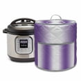 thumbnail image 1 of Purple White Gradient Pressure Cooker Cover Simple Pattern Dust Cover for Kitchen Appliances with Top Handle & Storage Pockets, Fits 8 Quart Instant Pot, Air Fryer, Crock Pot, 1 of 9