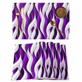 thumbnail image 1 of Purple White Moire Placemats Set of 4, Modern Abstract Art Placemats for Dining Table, Place Mats for Kitchen Tabletop, Waterproof Wipeable Dining Table Mats Set, 1 of 9