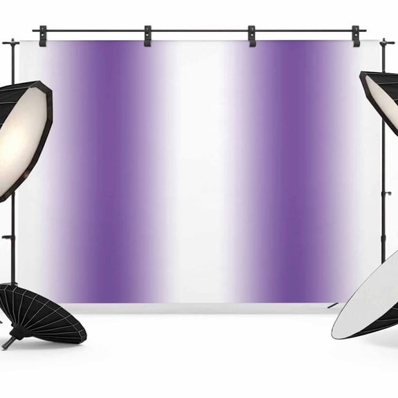 Purple White Ombre Backdrop for Photoshoot,Photography Photo Studio Background Wall Backdrop,Modern Abstract Art Farmhouse Gradient Back Drop Banner Panel for Portraits Wedding Live Streaming 10x8Ft