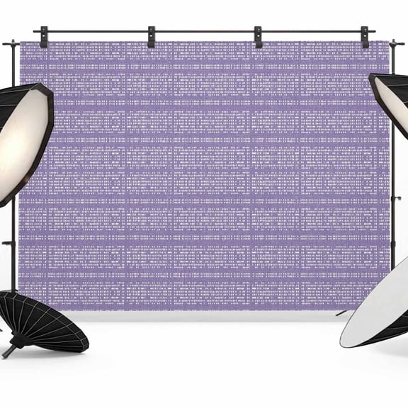 Purple White Pixels Photography Backdrop 7x5FT, Modern Contemporary Abstract Boho Photo Backdrops, Background for Photography Studio Photo Studio Background, Back Drop for Photoshoot