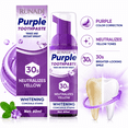 thumbnail image 1 of Purple Teeth Whitening Toothpaste, Neutralize Yellow Tones, Mint Fresh, 60 ml, 1 of 9