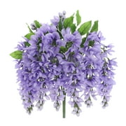 Ashland 17” Artificial Polyester Purple Wisteria Bouquet