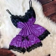 thumbnail image 1 of Purple Women Pajamas, Polyester Soft Pajamas for Women, Womens Pajamas Set, XL Plus Size Pajama Set, Pajama Set, Valentine's Day Sleepwear Plaid Pajama Pants, 1 of 3