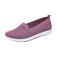 thumbnail image 1 of Purple Women'S Supportive Shallow Cloth Shoes Soft Sole Breathable Design, 1 of 5