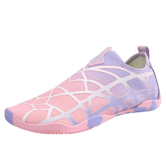 Purple Women'S Water Shoes Breathable Quick-Dry Comfortable Outdoor Mesh Spring Summer Size 9