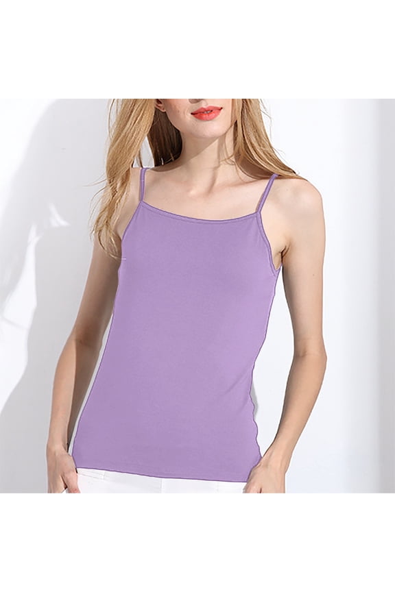 Purple Women's Tanks, Top Tee Womens Fit Turtleneck Slim Blouse Shirt Sleeveless Solid Women'S Blouse Features:,Women's Tanks & Camis M