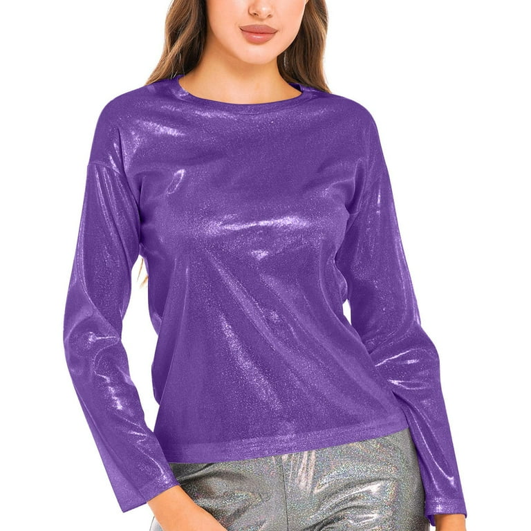 トップス TELOPLAN Orvil Top purple TELOPLAN Orvil Top purple