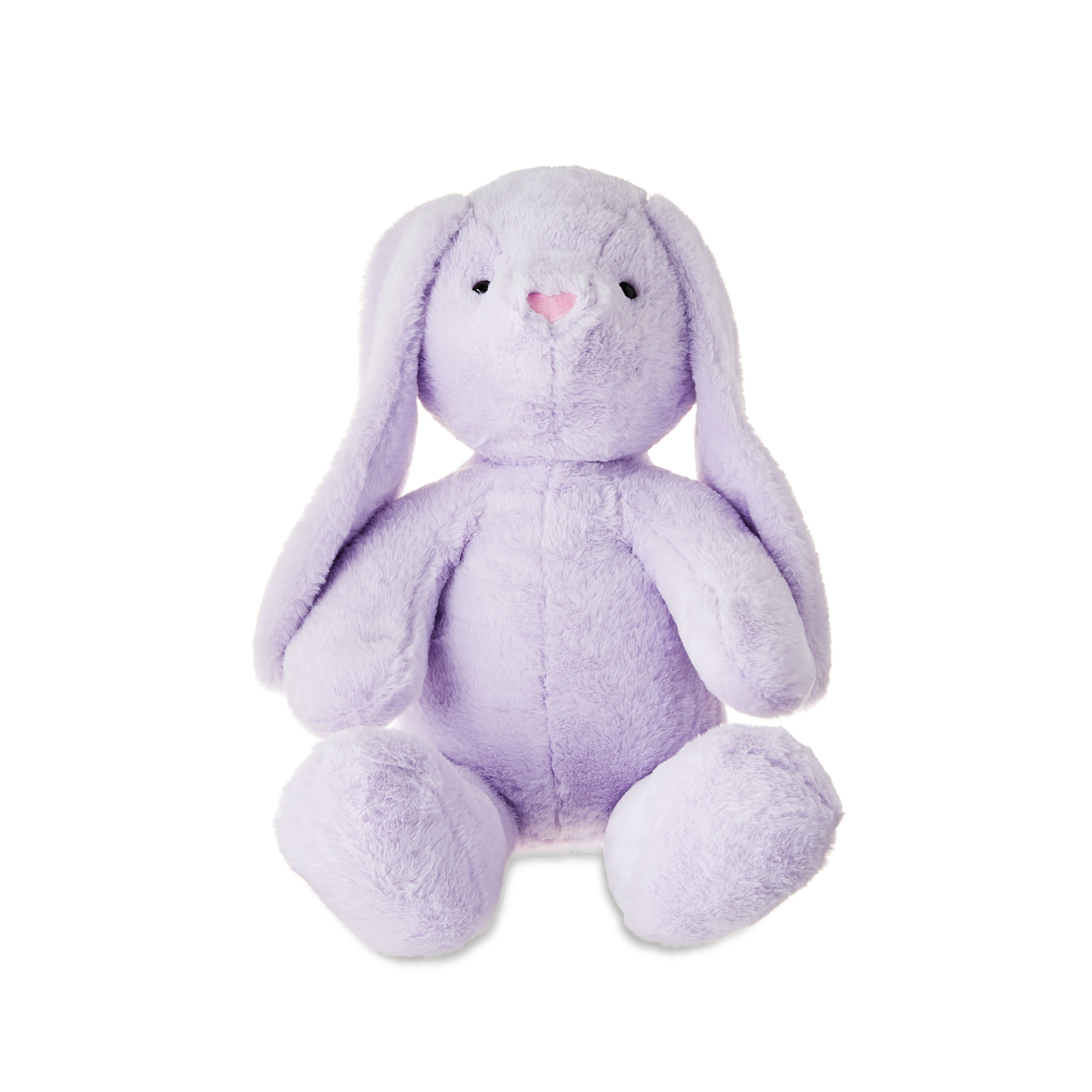 Way To Celebrate Easter Bunny Plush, Purple, 22 in