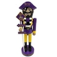 thumbnail image 1 of Purple/Yellow ECU Pirates 12'' Rivalry Nutcracker, 1 of 1